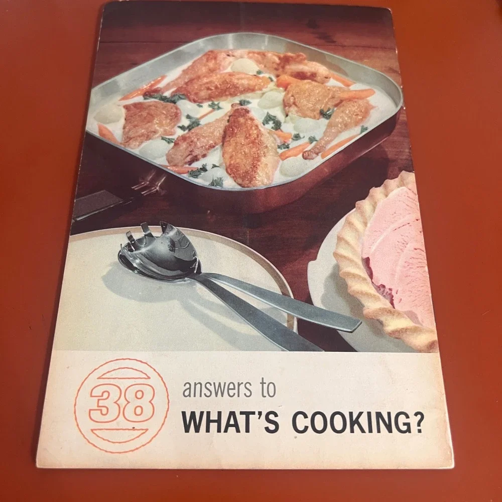Vtg 1961 Carnation Evaporated Milk Recipe Booklet 38 Answers to Whats Cooking